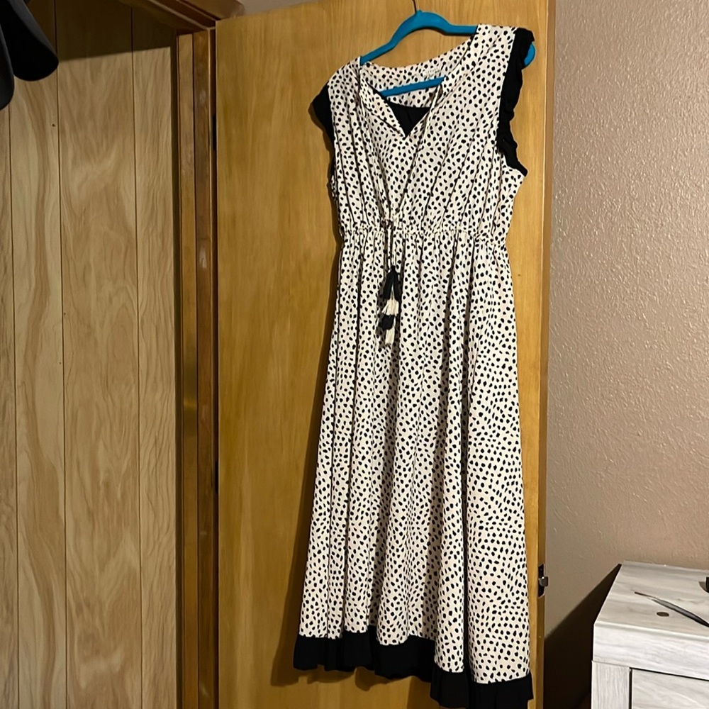 Leopard print dress